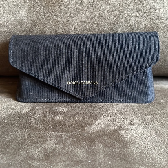 Dolce & Gabbana Accessories Dolce Gabbana Black Snap Eyeglass